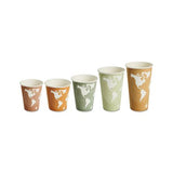 World Art Renewable-compostable Hot Cups, 8 Oz, Plum, 50-pack