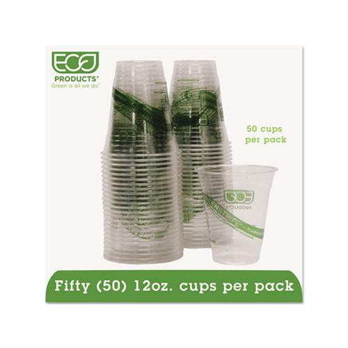 Greenstripe Renewable & Compostable Cold Cups Convenience Pack- 12oz., 50-pk