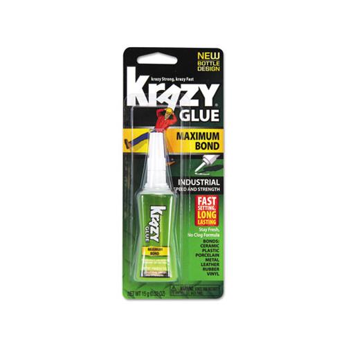 Maximum Bond Krazy Glue, 0.52 Oz, Dries Clear