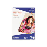 Glossy Photo Paper, 9.4 Mil, 13 X 19, Glossy White, 20-pack