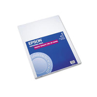 Matte Presentation Paper, 4.9 Mil, 17 X 22, Matte Bright White, 100-pack