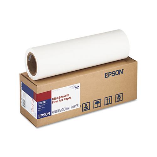 Ultrasmooth Fine Art Paper Rolls, 17" X 50 Ft, Matte White