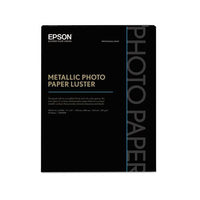 Professional Media Metallic Gloss Photo Paper, 10.5 Mil, 17 X 22, White, 25-pack