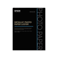 Professional Media Metallic Luster Photo Paper, 10.5 Mil, 8.5 X 11, White, 25-pack