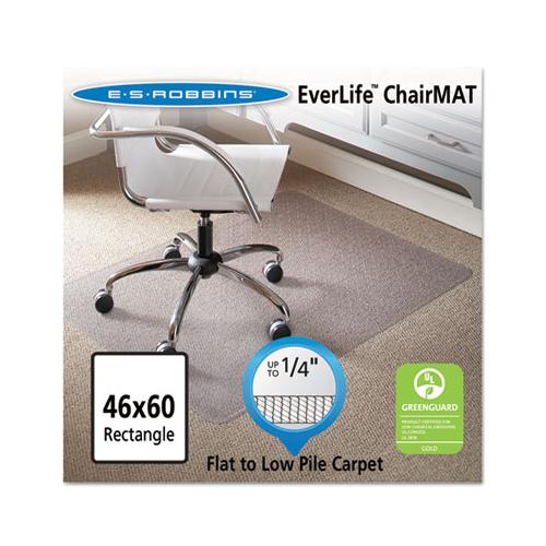 Task Series Anchorbar Chair Mat For Carpet Up To 0.25", 46 X 60, Clear