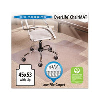 Multi-task Series Anchorbar Chair Mat For Carpet Up To 0.38", 45 X 53, Clear