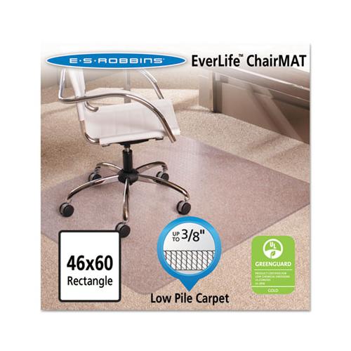 Multi-task Series Anchorbar Chair Mat For Carpet Up To 0.38", 46 X 60, Clear