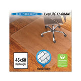 Economy Series Chair Mat For Hard Floors, 46 X 60, Clear