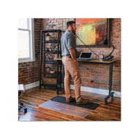 Sit Or Stand Mat For Carpet Or Hard Floors, 45 X 53, Clear-black