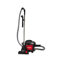 Extend Top-hat Canister Vacuum, 9 Amp, 11" Cleaning Path, Red-black