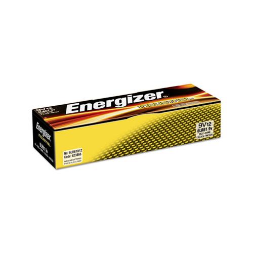 Industrial Alkaline 9v Batteries, 12-box