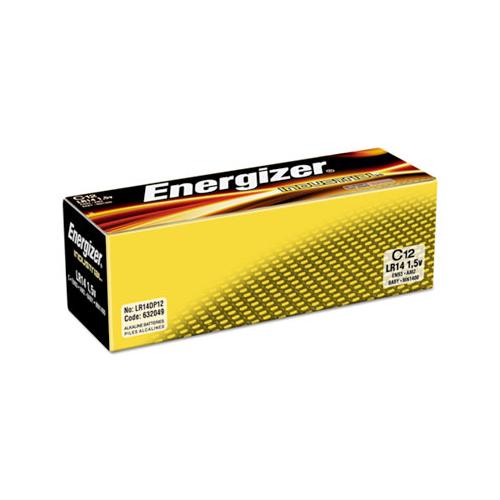 Industrial Alkaline C Batteries, 1.5v, 12-box