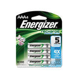 Nimh Rechargeable Aaa Batteries, 1.2v, 4-pack