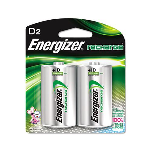 Nimh Rechargeable D Batteries, 1.2v, 2-pack
