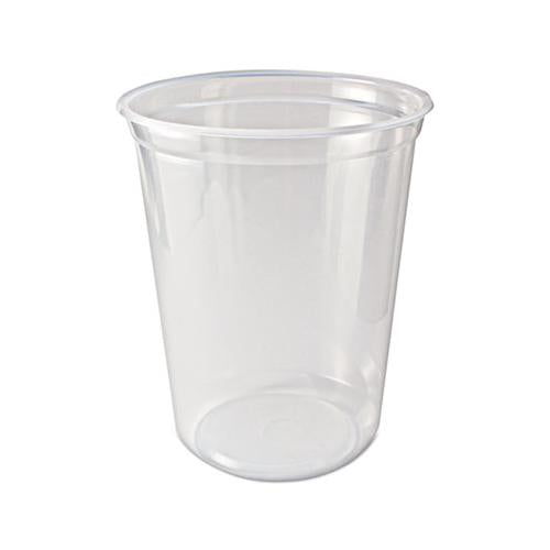 Microwavable Deli Containers, 32 Oz, Clear, 500-carton