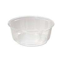 Microwavable Deli Containers, 8oz, Clear, 500-carton