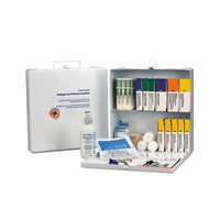 First Aid Station For 50 People, 196-pieces, Osha Compliant, Metal Case