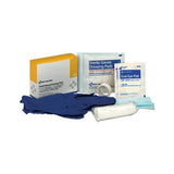 Small Wound Dressing Kit, Includes Gauze, Tape, Gloves, Eye Pads, Bandages