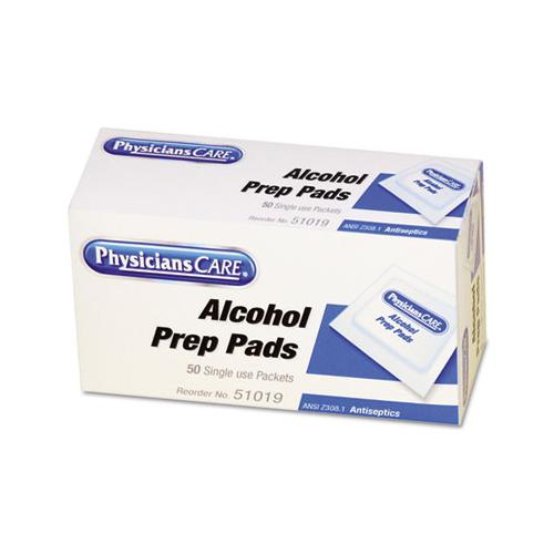 First Aid Alcohol Pads, 50-box