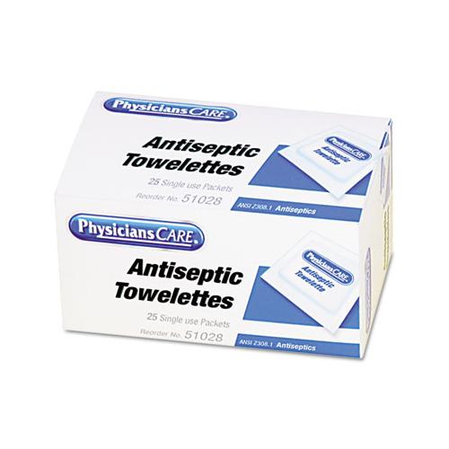 First Aid Antiseptic Towelettes, 25-box
