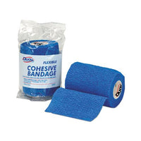 First-aid Refill Flexible Cohesive Bandage Wrap, 3" X 5 Yd, Blue