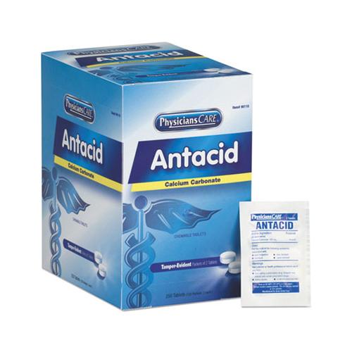Over The Counter Antacid Medications For First Aid Cabinet, 250 Doses-box