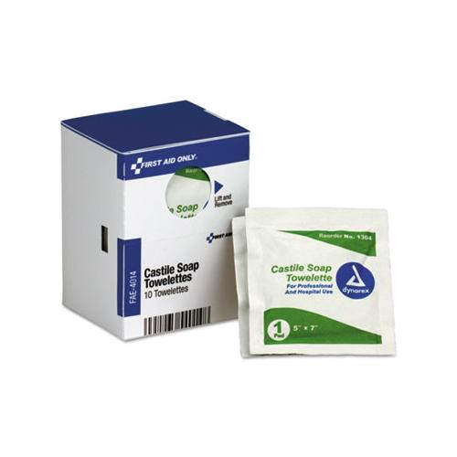 Refill F-smartcompliance General Business Cabinet, Castile Soap Wipes,5x7,10-bx