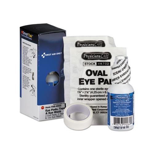 Smartcompliance Eyewash Set With Eyepads And Adhesive Tape