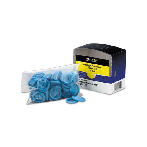 Smartcompliance Refill Finger Cots, Blue, Nitrile, 50-box