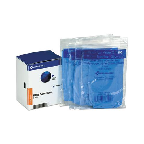 Refill For Smartcompliance General Business Cabinet, Nitrile Exam Gloves, 4pr-bx