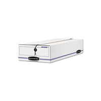 Liberty Check And Form Boxes, 11" X 24" X 5", White-blue, 12-carton