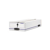 Liberty Check And Form Boxes, 11" X 24" X 5", White-blue, 12-carton