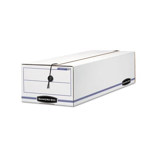 Liberty Check And Form Boxes, 9.75" X 23.75" X 6.25", White-blue, 12-carton