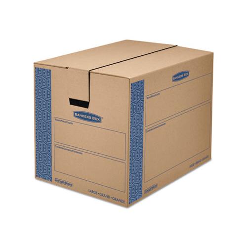 Smoothmove Prime Moving & Storage Boxes, Regular Slotted Container (rsc), 24" X 18" X 18", Brown Kraft-blue, 6-carton