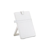 Non-magnetic Desktop Copyholder, Plastic, 125 Sheet Capacity, Platinum