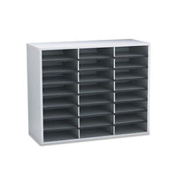 Literature Organizer, 24 Letter Sections, 29 X 11 7-8 X 23 7-16, Dove Gray