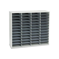 Literature Organizer, 48 Letter Sections, 38 1-4 X 11 7-8 X 34 11-16, Dove Gray