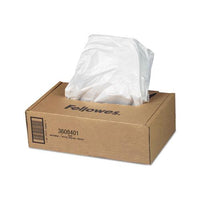 Shredder Waste Bags, 16-20 Gal Capacity, 50-carton