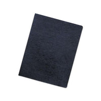 Executive Leather-like Presentation Cover, Round, 11-1-4 X 8-3-4, Navy, 50-pk