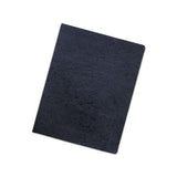 Executive Leather-like Presentation Cover, Round, 11-1-4 X 8-3-4, Navy, 50-pk