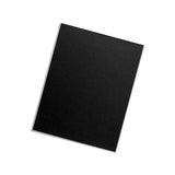 Futura Binding System Covers, Square Corners, 11 X 8 1-2, Black, 25-pack
