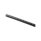 Plastic Comb Bindings, 5-8" Diameter, 120 Sheet Capacity, Black, 25 Combs-pack