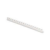 Plastic Comb Bindings, 3-8" Diameter, 55 Sheet Capacity, White, 100 Combs-pack