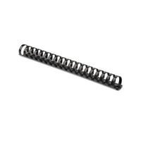 Plastic Comb Bindings, 1" Diameter, 200 Sheet Capacity, Black, 10 Combs-pack
