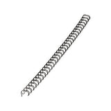 Wire Bindings, 3-8" Diameter, 80 Sheet Capacity, Black, 25-pack