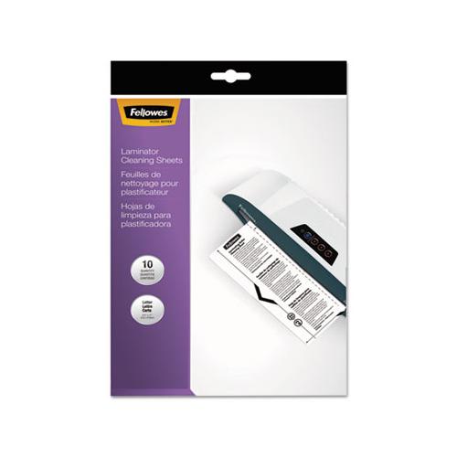 Laminator Cleaning Sheets, 3 To 10 Mil, 8.5" X 11", White, 10-pack