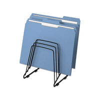 Wire Step File Ii, 5 Sections, Letter To Legal Size Files, 7.25" X 6" X 8.25", Black