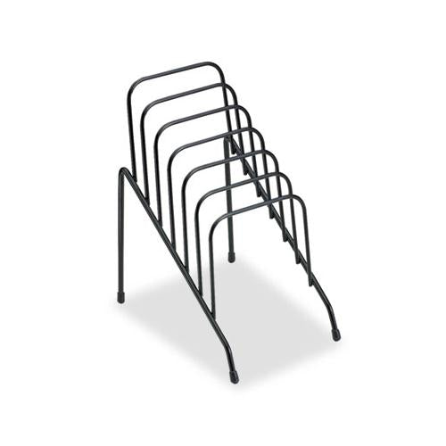 Wire Step File Jr., 6 Sections, Dl To A5 Size Files, 4.38" X 6.5" X 7.75", Black