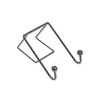 Partition Additions Wire Double-garment Hook, 4 X 6, Black