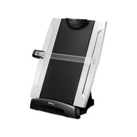 Office Suites Desktop Copyholder, Plastic, 150 Sheet Capacity, Black-silver